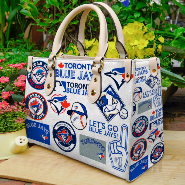 Toronto Blue Jays Women Leather Hand Bag