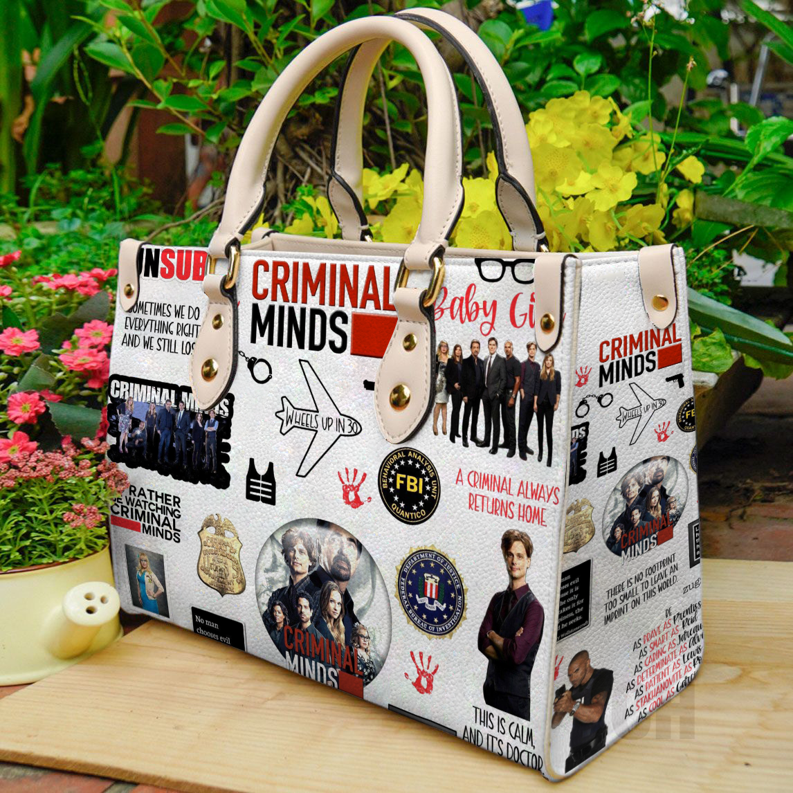 Criminal Minds Women Leather Hand Bag