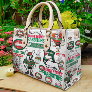 South Sydney Rabbitohs Women Leather Hand Bag