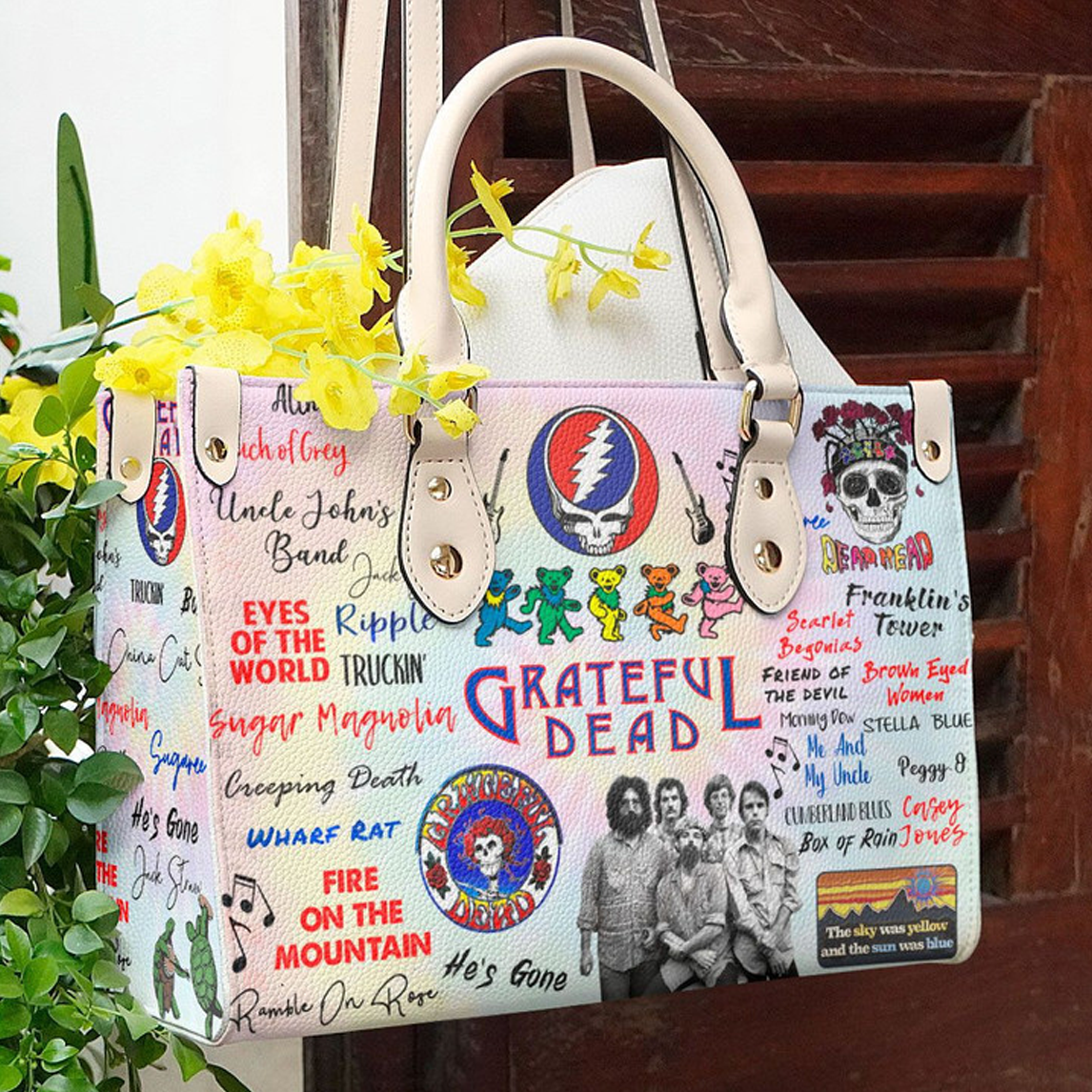 Grateful Dead Women Leather Hand Bag