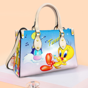 Tweety Bird 5 Women Leather Hand Bag