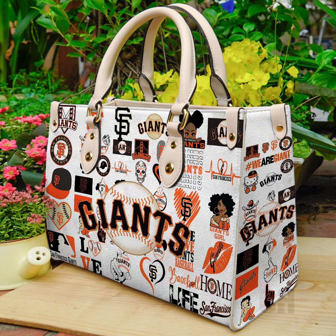 San Francisco Giants Women Leather Hand Bag