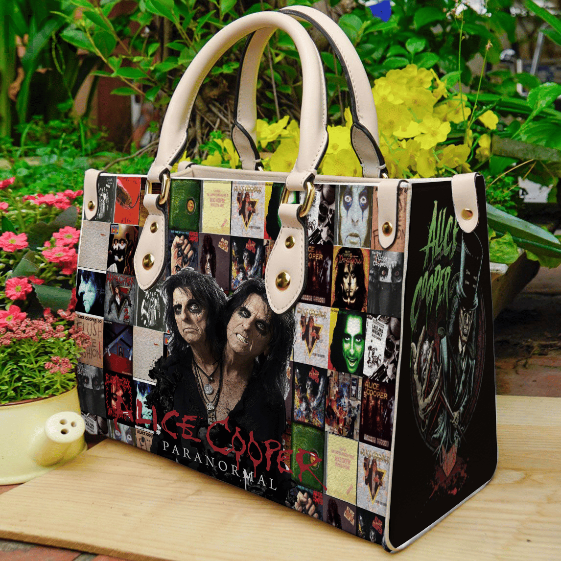 Alice Cooper001 Women Leather Hand Bag