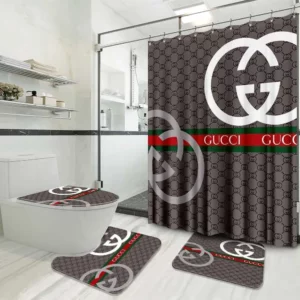 Gucci Bathroom Set Hypebeast Bath Mat Luxury Fashion Brand Home Decor