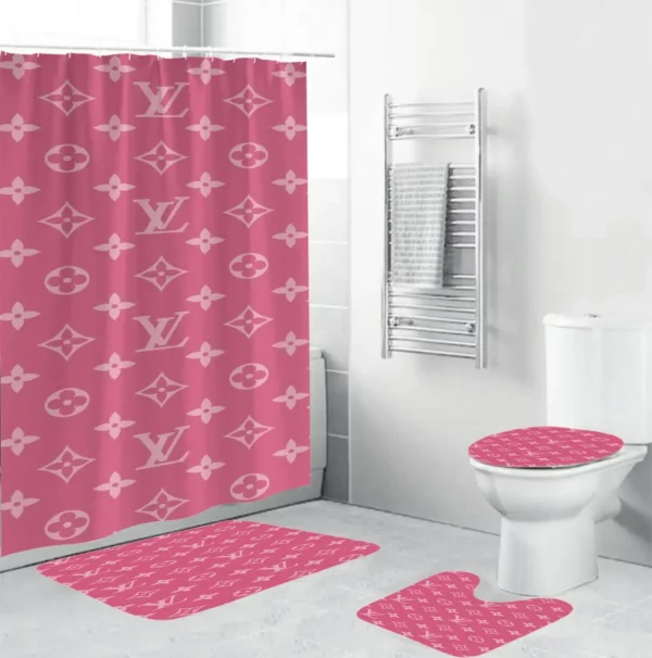 Louis Vuitton Bathroom Set Home Decor Luxury Fashion Brand Hypebeast Bath Mat