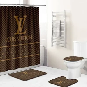 Louis Vuitton Bathroom Set Bath Mat Hypebeast Luxury Fashion Brand Home Decor