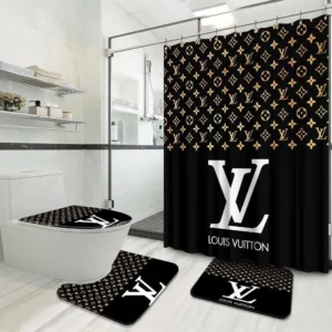 Louis Vuitton Bathroom Set Bath Mat Hypebeast Home Decor Luxury Fashion Brand