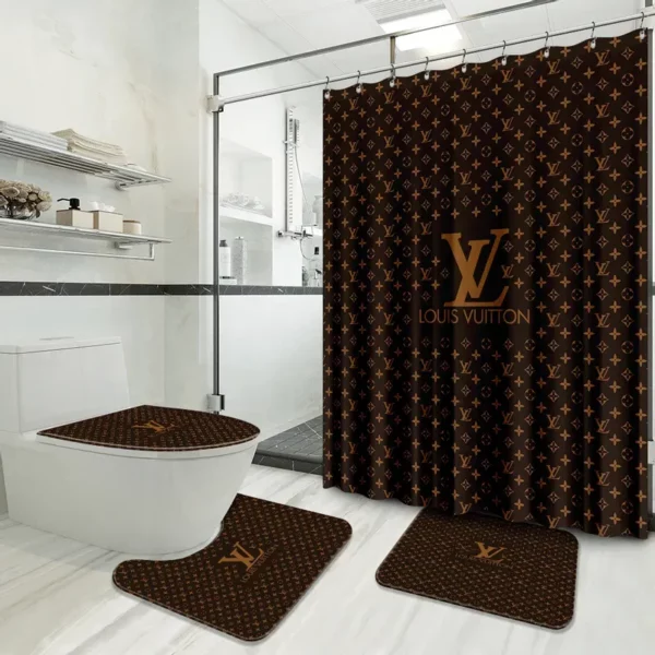 Louis Vuitton Bathroom Set Hypebeast Luxury Fashion Brand Home Decor Bath Mat