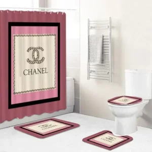 Chanel Bathroom Set Hypebeast Bath Mat Luxury Fashion Brand Home Decor