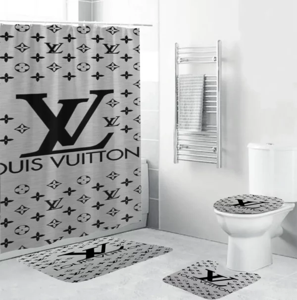 Louis Vuitton Bathroom Set Bath Mat Hypebeast Luxury Fashion Brand Home Decor