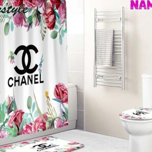 Chanel Bathroom Set Home Decor Luxury Fashion Brand Bath Mat Hypebeast