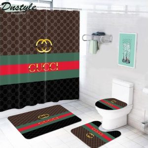 Gucci Gc Bathroom Set Bath Mat Hypebeast Luxury Fashion Brand Home Decor