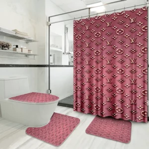 Louis Vuitton Lv Louis Vuitton Bathroom Set Home Decor Bath Mat Luxury Fashion Brand Hypebeast