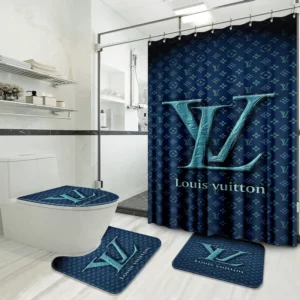 Louis Vuitton Lv Louis Vuitton Bathroom Set Hypebeast Home Decor Bath Mat Luxury Fashion Brand