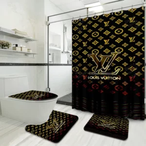 Louis Vuitton Lv Louis Vuitton Bathroom Set Hypebeast Home Decor Luxury Fashion Brand Bath Mat