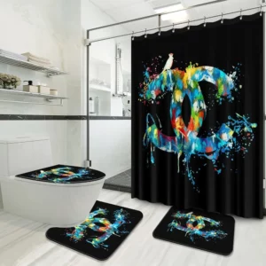 Chanel Withchanel Bathroom Set Bath Mat Luxury Fashion Brand Hypebeast Home Decor