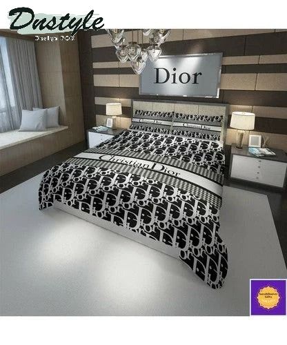 Christian Dior Do Logo Brand Bedding Set Luxury Bedroom Home Decor Bedspread