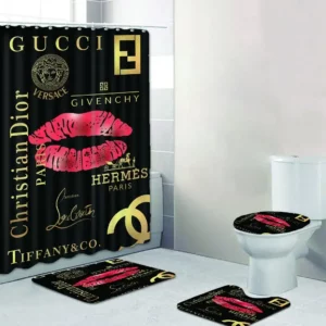 Gucci Bathroom Set Home Decor Bath Mat Hypebeast Luxury Fashion Brand