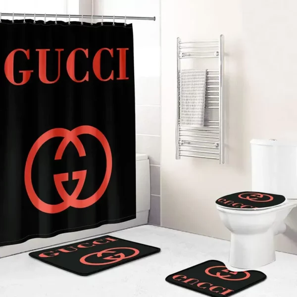 Gucci Bathroom Set Home Decor Bath Mat Hypebeast Luxury Fashion Brand