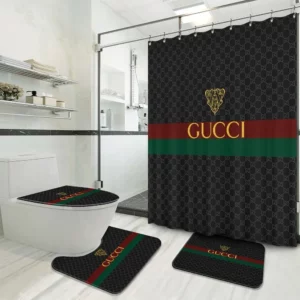 Gucci Bathroom Set Luxury Fashion Brand Bath Mat Home Decor Hypebeast