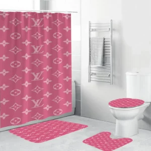 Louis Vuitton Bathroom Set Bath Mat Hypebeast Luxury Fashion Brand Home Decor