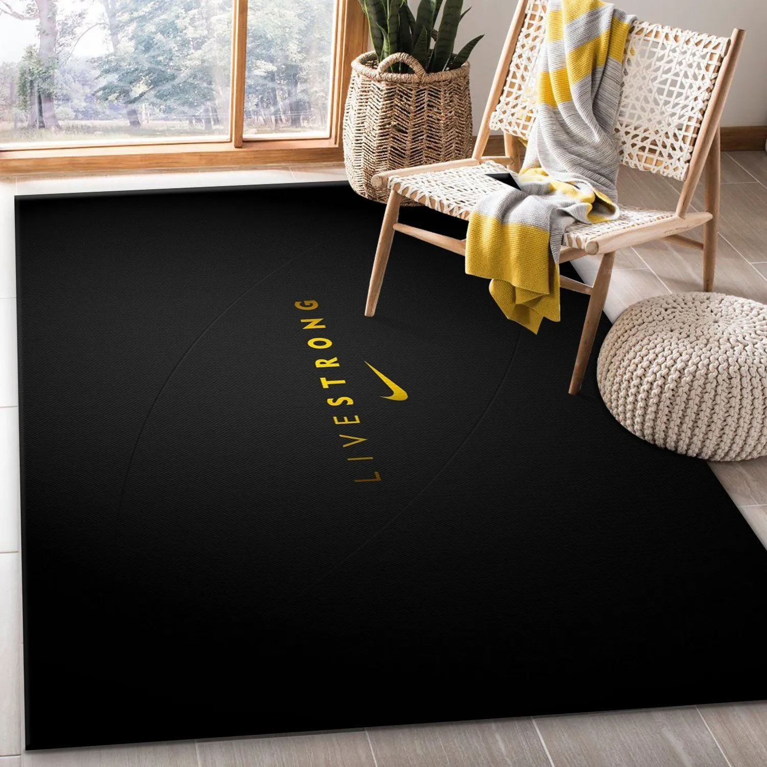 Nike Rectangle Rug Home Decor Luxury Door Mat Area Carpet Fashion Brand