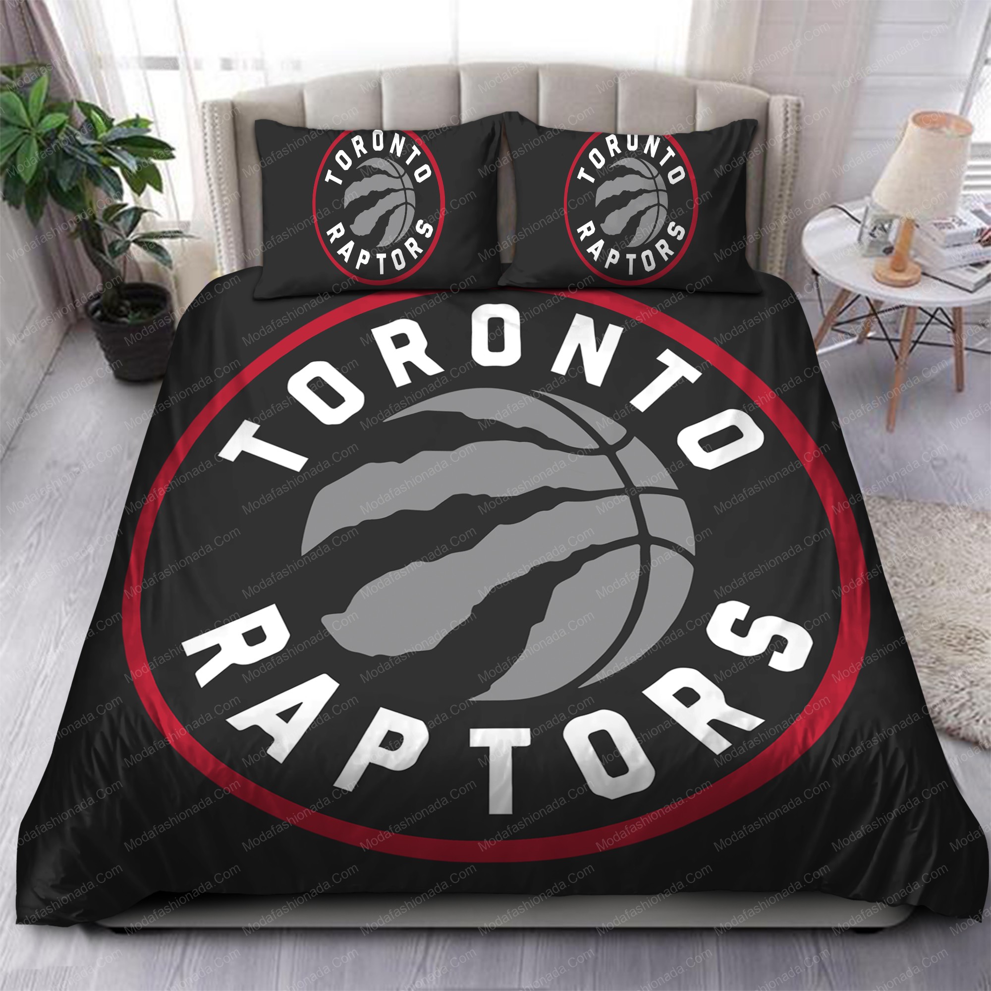 Toronto Raptors Nba 179 Logo Type 1057 Bedding Sets Sporty Bedroom Home Decor