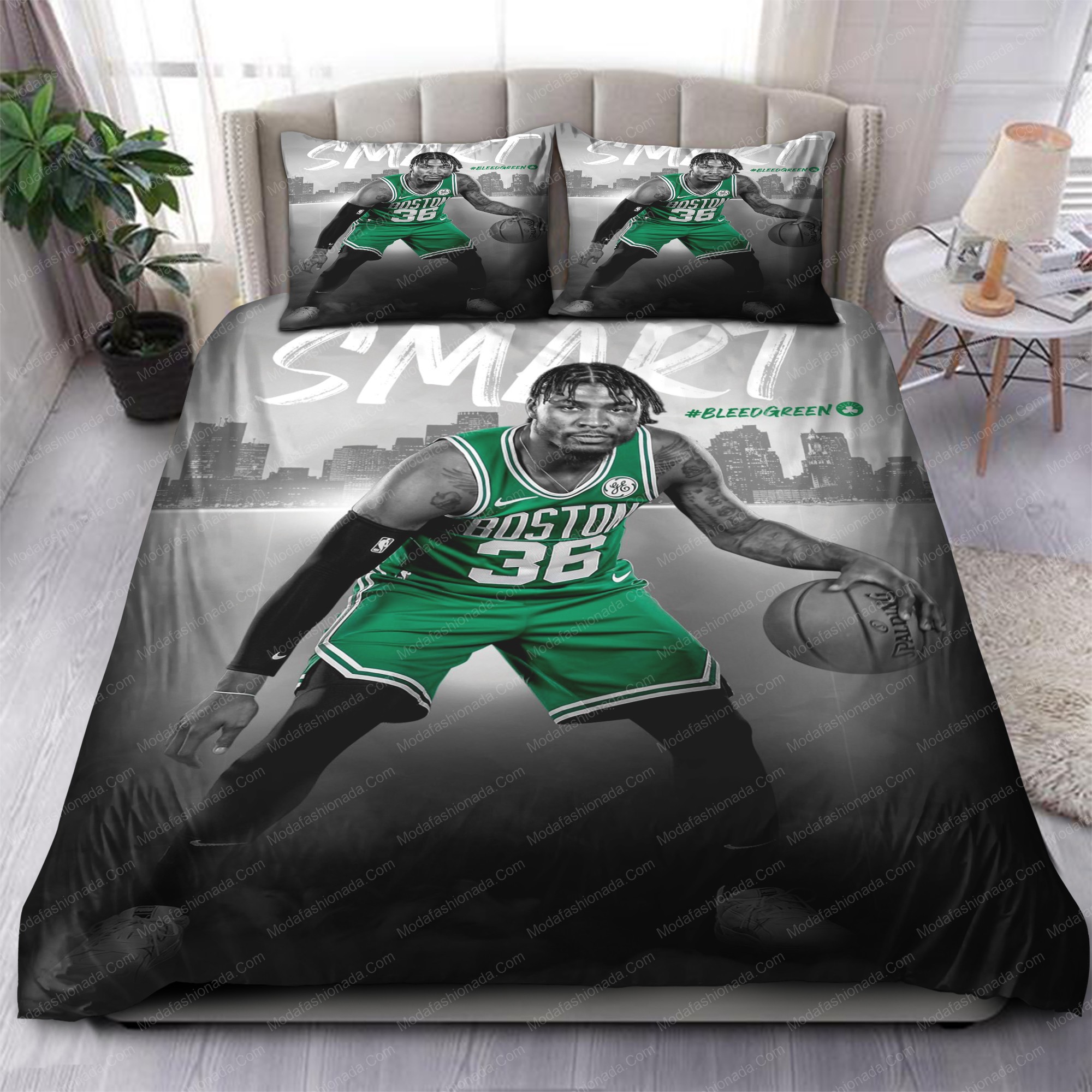 Marcus Smart Boston Celtics Nba 139 Logo Type 1093 Bedding Sets Sporty Bedroom Home Decor