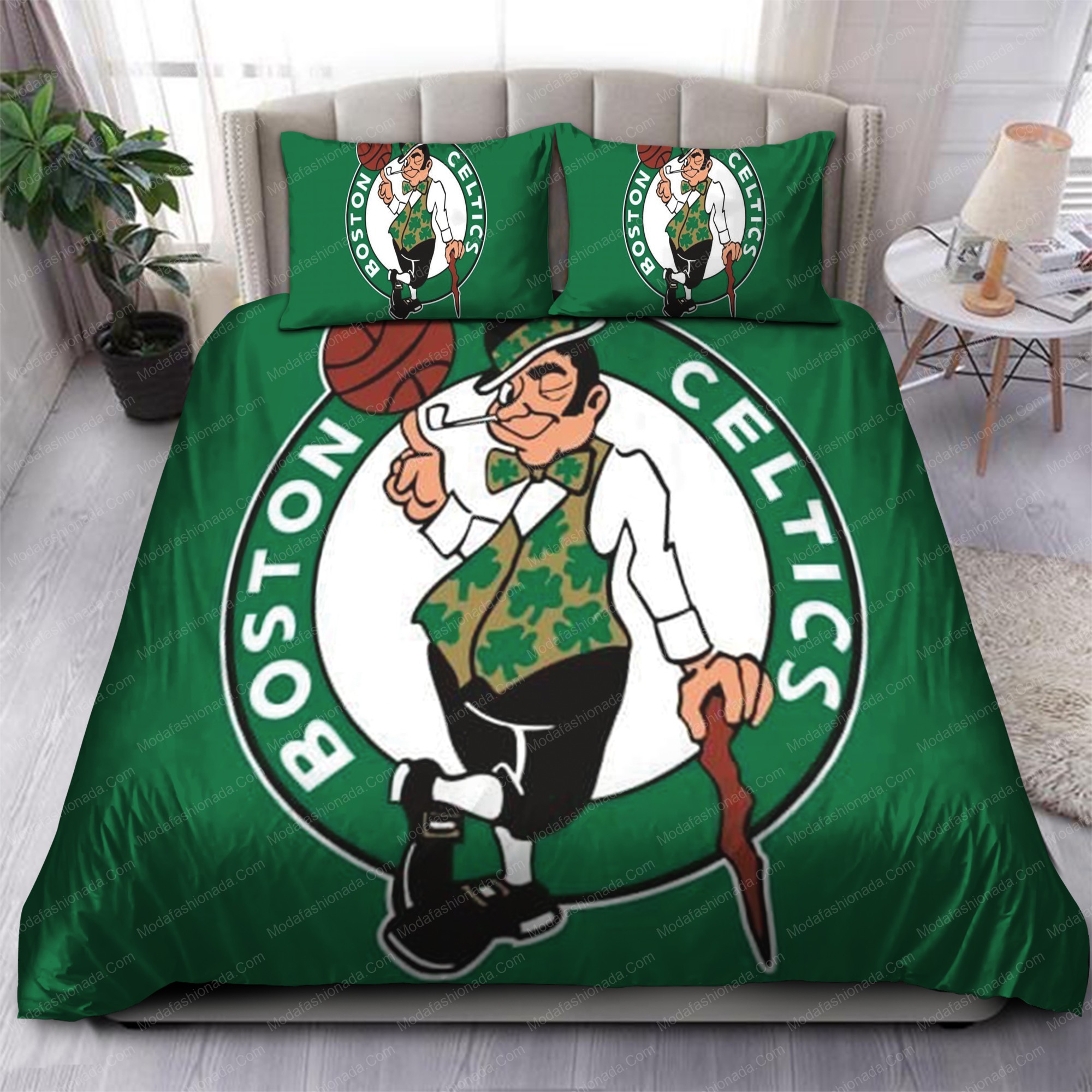 Boston Celtics Nba 117 Logo Type 1120 Bedding Sets Sporty Bedroom Home Decor