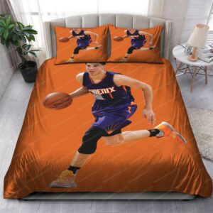 Devin Booker Phoenix Suns Nba 86 Logo Type 1154 Bedding Sets Sporty Bedroom Home Decor