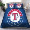 Texas Rangers Mlb 179 Logo Type 1292 Bedding Sets Sporty Bedroom Home Decor