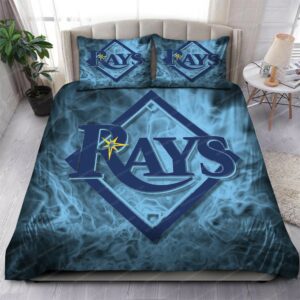 Tampa Bay Rays Mlb 171 Logo Type 1293 Bedding Sets Sporty Bedroom Home Decor