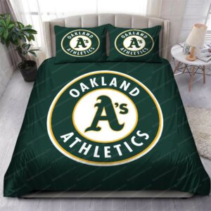 Oakland Athletics Mlb 138 Logo Type 1329 Bedding Sets Sporty Bedroom Home Decor