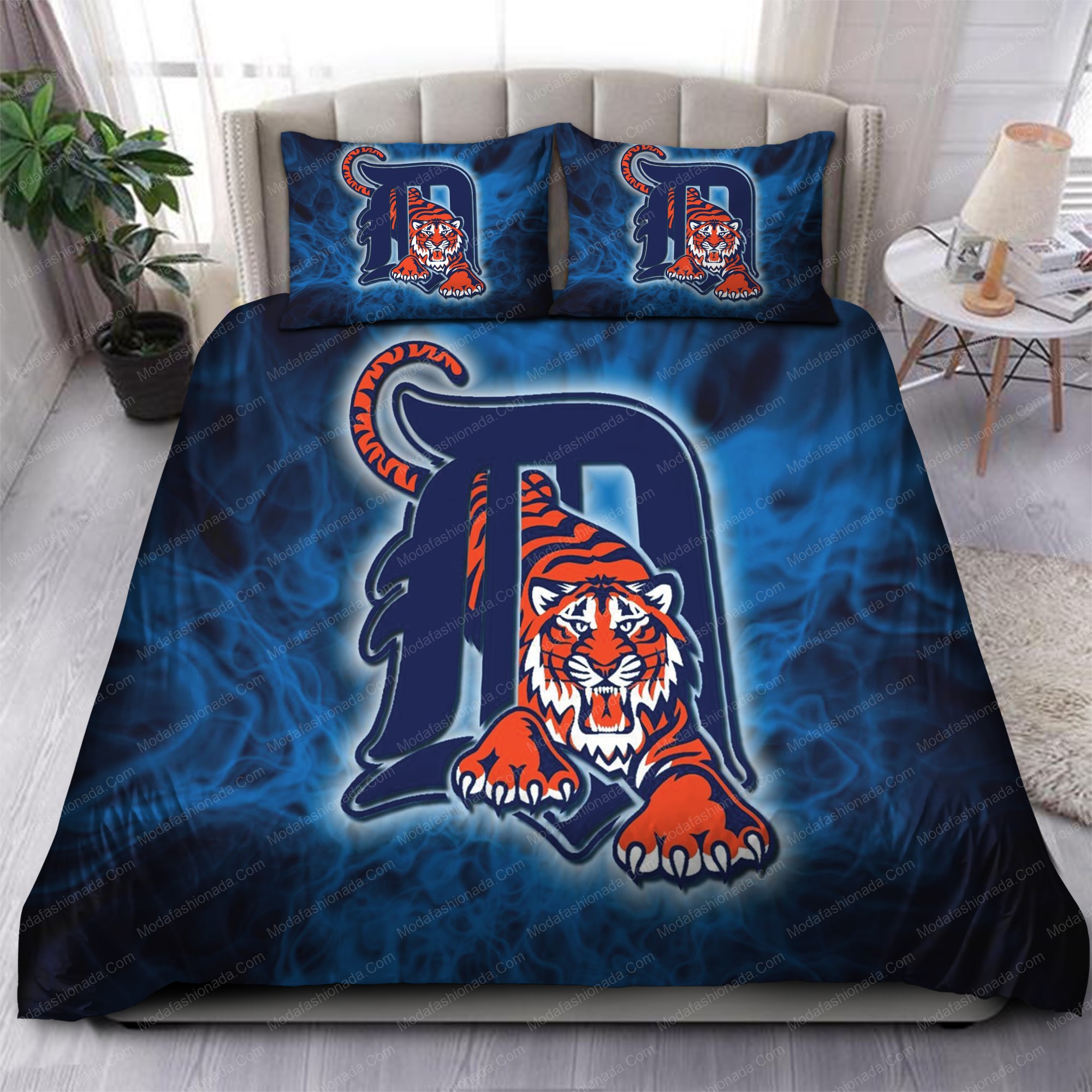 Detroit Tigers Mlb 97 Logo Type 1386 Bedding Sets Sporty Bedroom Home Decor