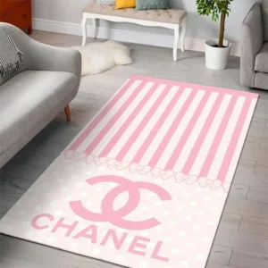 Chanel Pinky Beauty Luxury Fashion Brand Rug Home Decor Door Mat Area Carpet