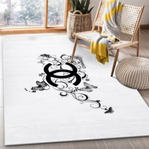 Chanel Luxury Fashion Brand Rug Area Carpet Door Mat Home Decor