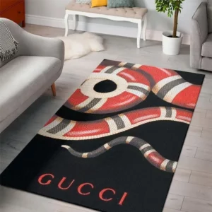 Gucci Snake Cool Mat Luxury Fashion Brand Rug Home Decor Door Mat Area Carpet