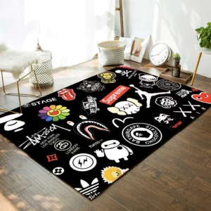 Supreme Luxury Fashion Brand Rug Area Carpet Home Decor Door Mat