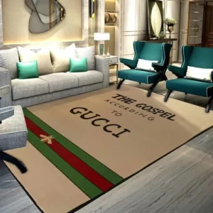 Gucci Edition Luxury Fashion Brand Rug Area Carpet Home Decor Door Mat