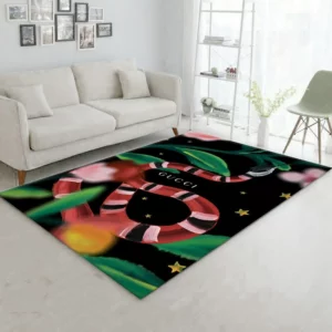 Gucci Snake Luxury Fashion Brand Rug Area Carpet Door Mat Home Decor