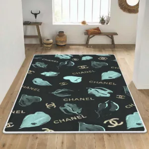 Chanel Lips Hearts Luxury Fashion Brand Rug Home Decor Door Mat Area Carpet