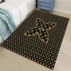 Louis Vuitton Lv Monogram Luxury Fashion Brand Rug Area Carpet Home Decor Door Mat