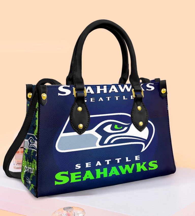 Seattle Seahawks Women Leather Hand Bag