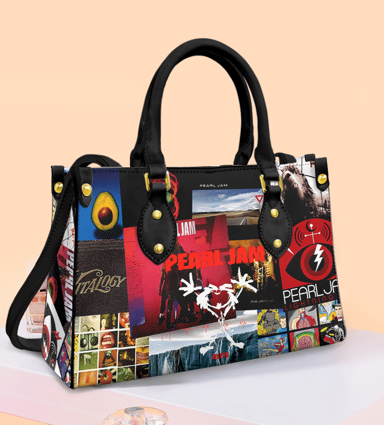 Pearl Jam Band Women Leather Hand Bag