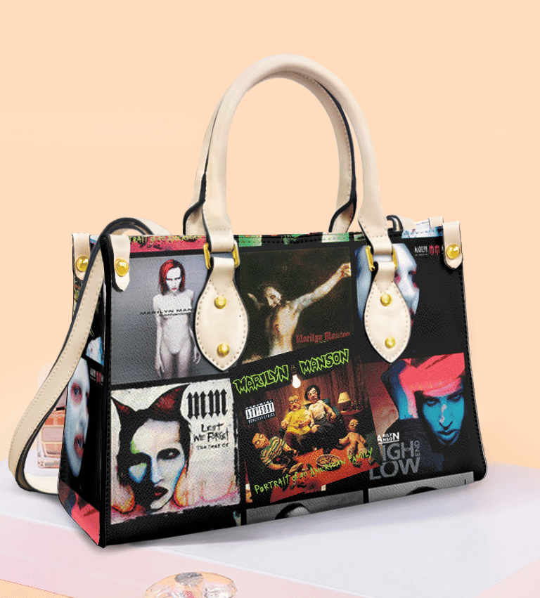 Marilyn Manson Women Leather Hand Bag