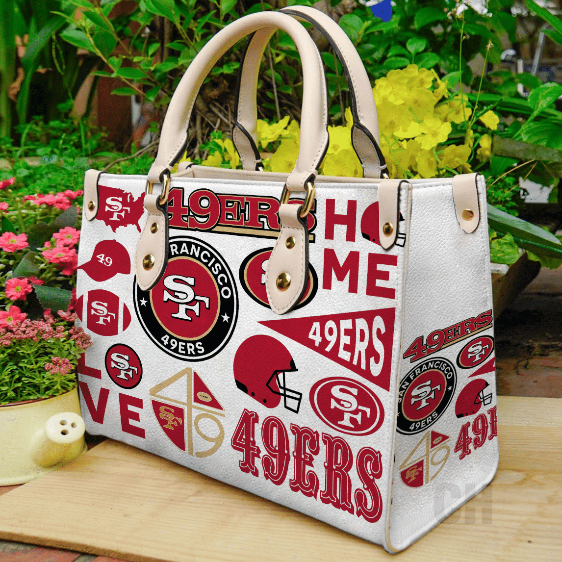 San Francisco 49ers Women Leather Hand Bag