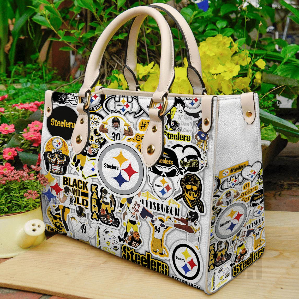 Pittsburgh Steelers Lover Women Leather Hand Bag