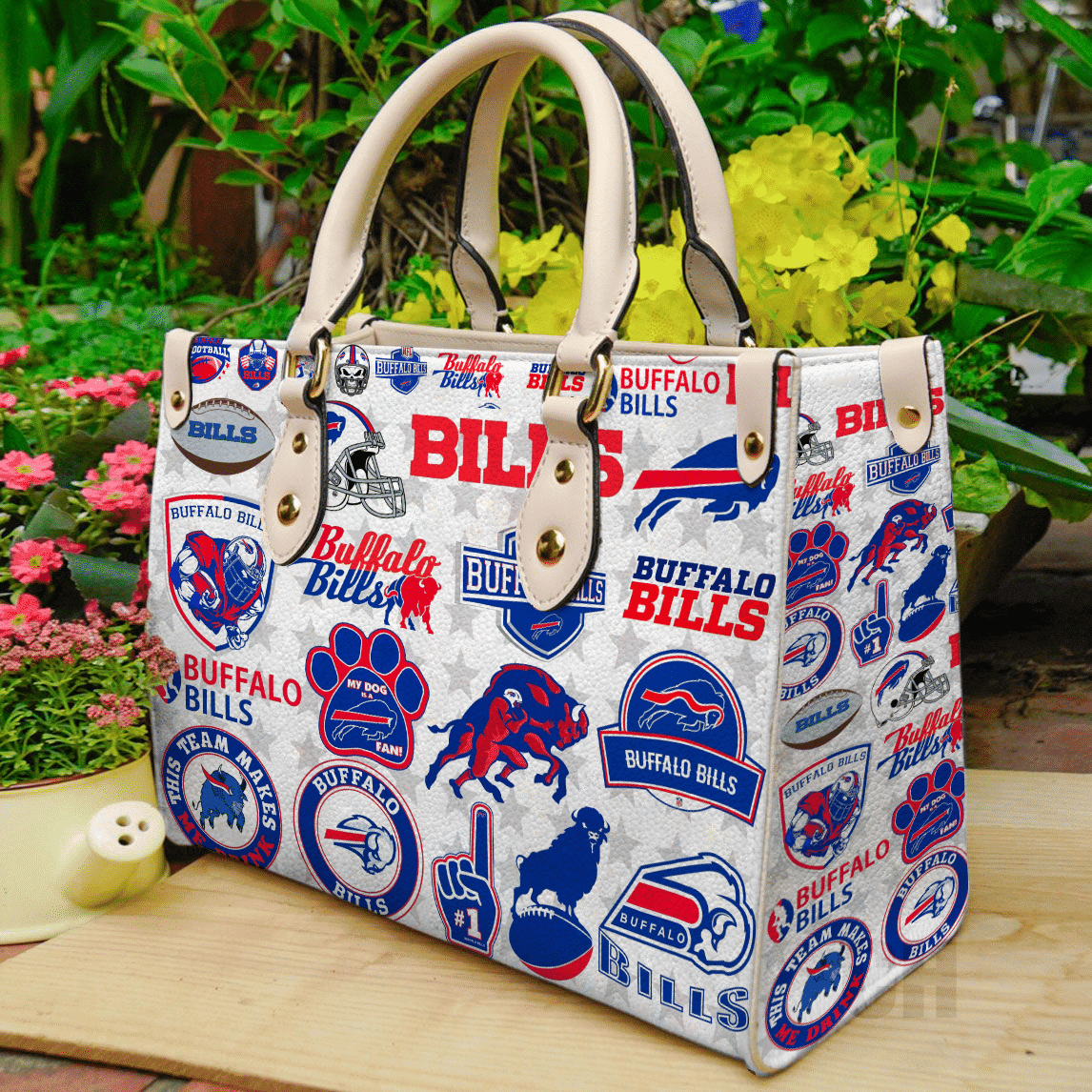 Buffalo Bills Women Leather Hand Bag