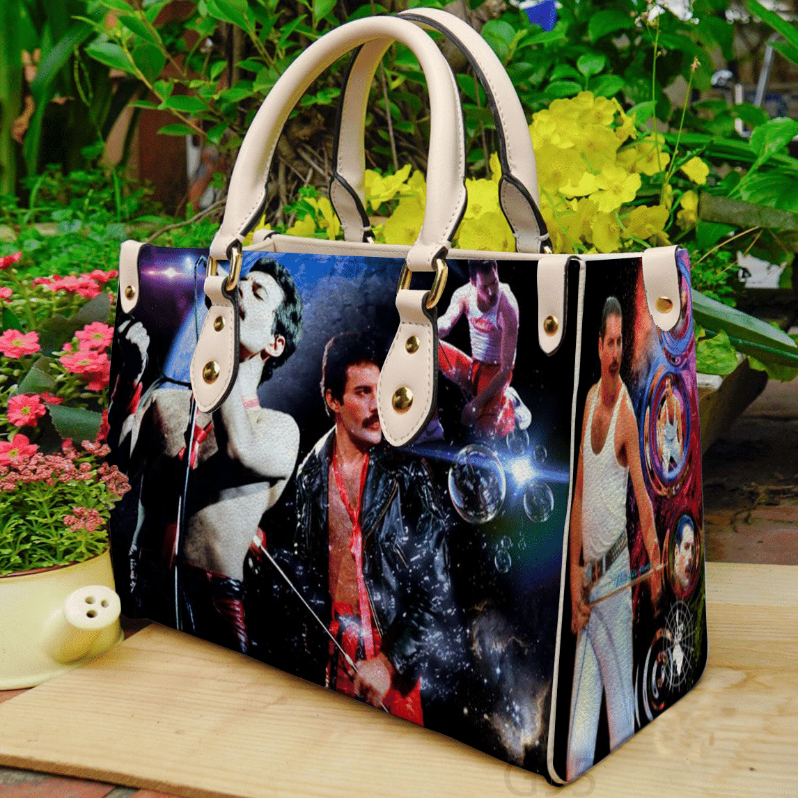 Freddie Mercury 4 Women Leather Hand Bag