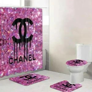 Chanel Bathroom Set Hypebeast Luxury Fashion Brand Home Decor Bath Mat